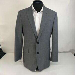 Brooks Brothers Blazer Mens 38R Gray Explorer Fitzgerald Wool Notch Lapel jacket